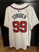 Atlanta Braves Spencer Strider #99 Nike Limited Jersey Size Medium