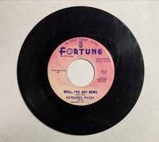NATHANIEL MEYER Well I've Got News/Work It Out 1962 Fortune 45 Doo-Wop R&B
