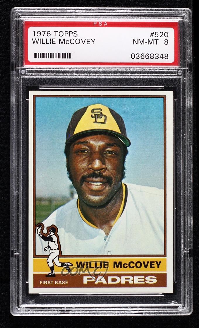 1976 Topps Willie McCovey #520 PSA 8 HOF 2d2