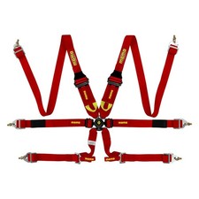 Momo For Int. Camlock 6pt Clip In Restraint-red
