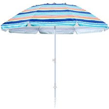Parasol plażowy Kbrellaoutlets średnica 9 stóp, długość 5 biegunów, tęcza