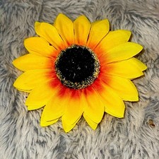 Handmade Sunflower Clip Versatile Hair or Bag Clip NWOT
