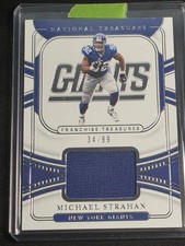 2021 Panini National Treasures - Franchise Treasures Michael Strahan /99 (MEM)