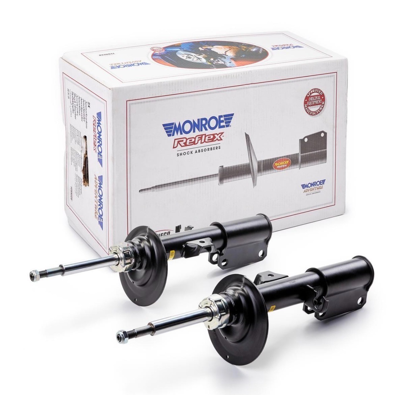 Amortisseurs avant Monroe D0407 pour supprimer vibrations train avant BMW X5 E53