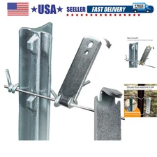 Fence Wire Twister for T Post Clips, Time Saver Barb Wire Fence Tools Easy to...