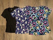 GT Performance Women  s Scrub Top Bundle- Size Extra Small