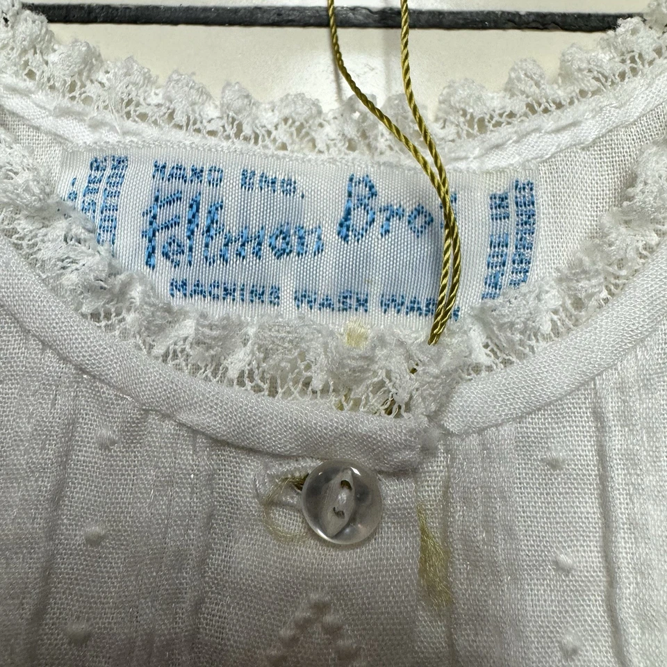 NWT Infants Feltman Bros Dress Size NB White - Image 3 of 4