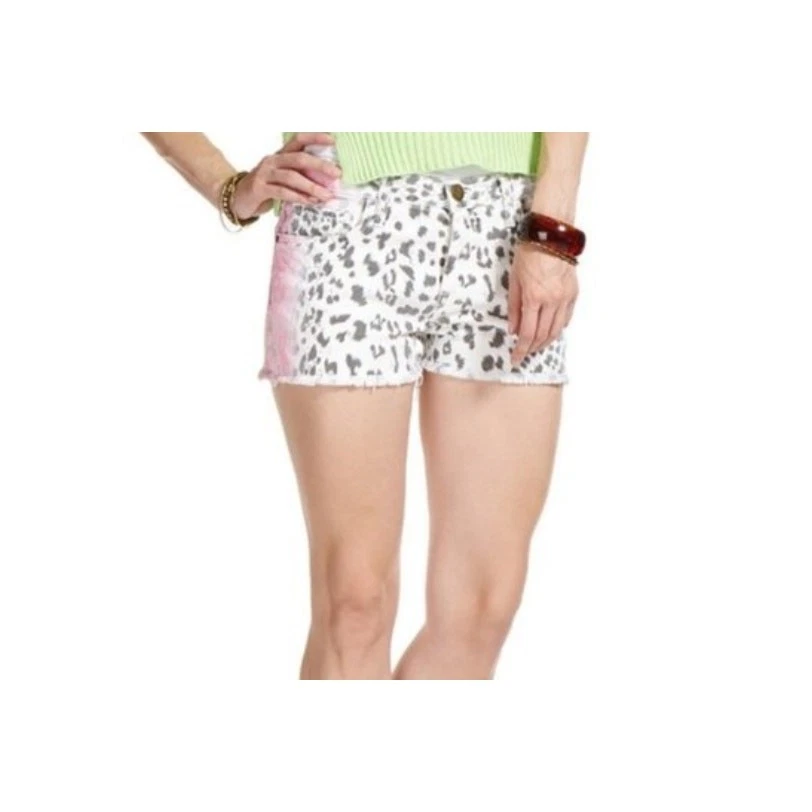 Pantalones Cortos Cortos Current Elliott Leopardo Talla 26/0 Foto 2 de 4