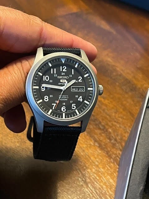 Seiko 5 Military Wristwatches for sale | eBay
