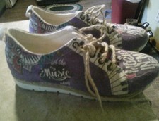 Scarpe sneakers Goby donna stampa artistica taglia EU 40 US 9