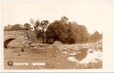 Focht's Stone Bridge Ruins in Pennsylvania PA 1900s RPPC Postcard Photo #2
