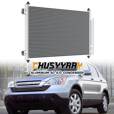 Aluminum AC Condenser with Receiver Drier for Honda CR-V 2007 2008-2011 L4 2.4L