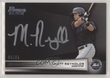 2013 Bowman Chrome Black Collection 4/25 Matt Reynolds #BBC-MR Auto 0t3