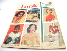 Look Magazine  September 11, 1951  Elizabeth Taylor Cover Sugar Ray Robinson