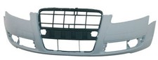 Audi A6 05-08 Front Bumper W/Template For Parking Sensor & Headlamp Wash (5381)
