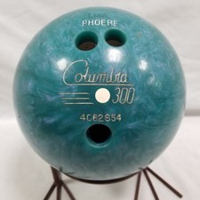 Columbia 300 Bowling Ball Teal Green  Lavender Marble Swirl 12 LB
