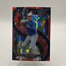 Panini 2025 Select Will Wagner Premier Level Red Ice Prizm Blue Jays #111 /199