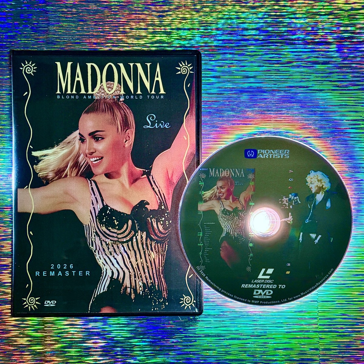 コレクション Madonna Blond Ambition World Tour MADONNA Blond Ambition World Tour Live 90 2026 Remaster LaserDisc