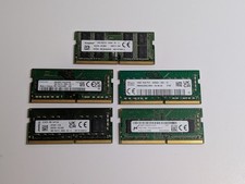 Lot of 5 Mixed PC4-3200AA DDR4 Laptop RAM Samsung Hynix Micron Kingston