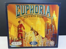 Euphoria Board Game Build a better Dystopia Stonemaier Games 2014 Used VG/NM