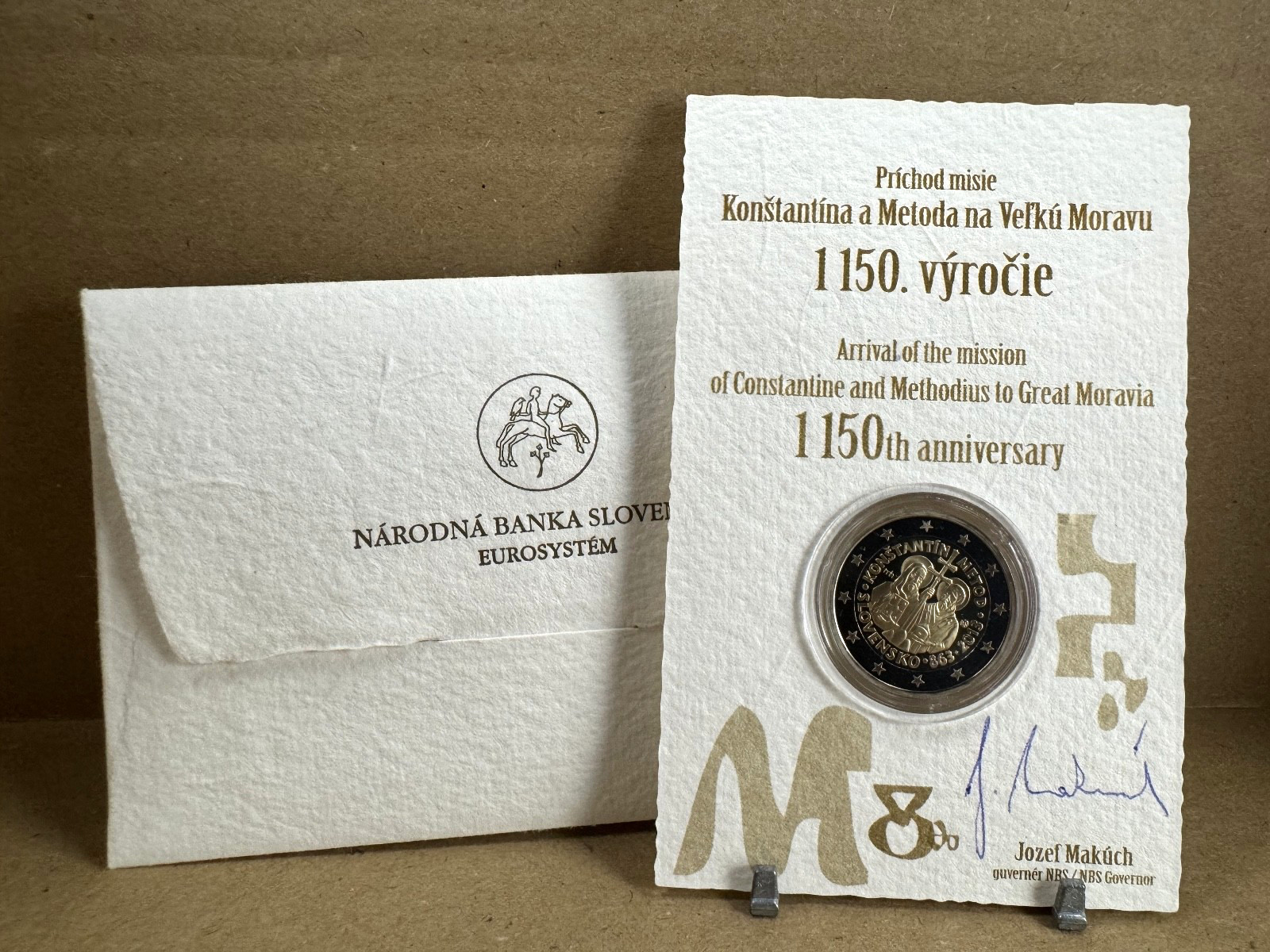 Slovaquie 2013 – 2€ BE/ Proof - Apôtres Cyrille et Méthode– 10 000 ex. - Rare