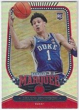 2021 PANINI CHRONICLES MARQUEE DRAFT PICKS #153 JALEN JOHNSON RC DUKE