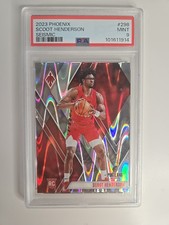 Scoot Henderson 2023-24 Panini Phoenix Rookie RC seismic /125 PSA 9