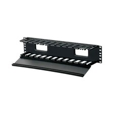 Panduit WMPF1E Horizontal Cable Manager 19" Front 2RU Black