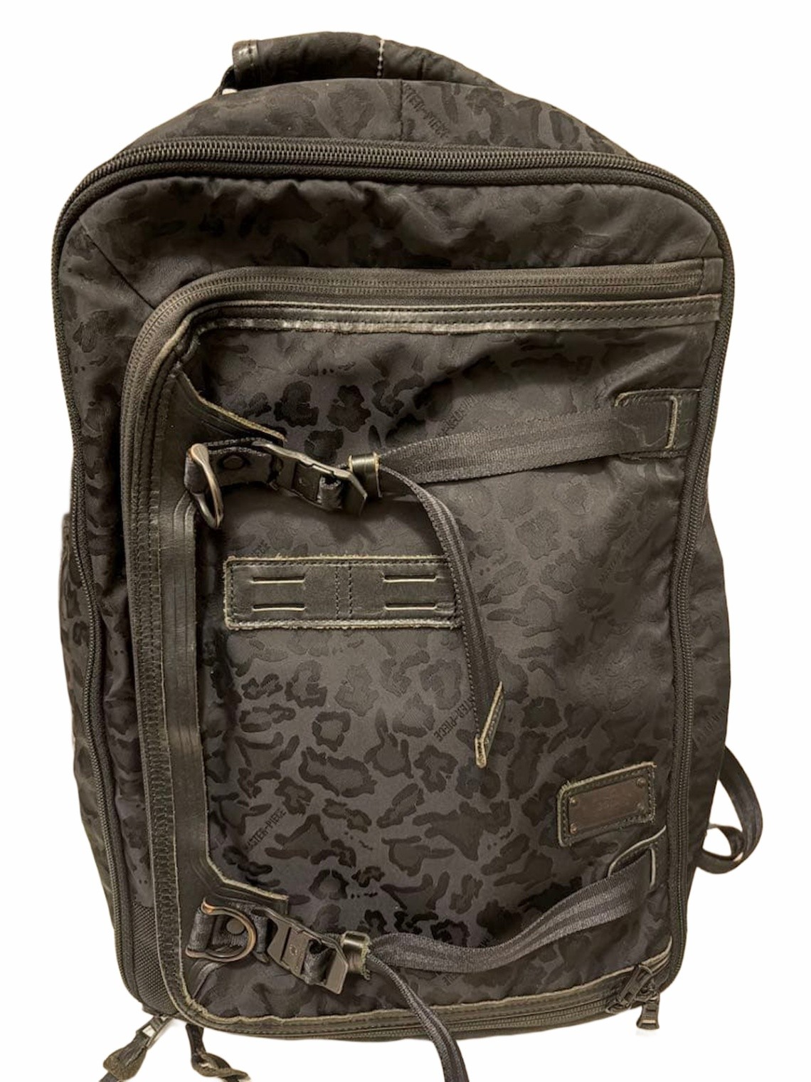 Master Piece Leopard Print Backpack 25th Annivers… - image 1