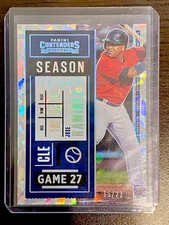 Jose Ramirez 15/23 2020 Panini Contenders Season Ticket Cracked Ice #96 MINT 
