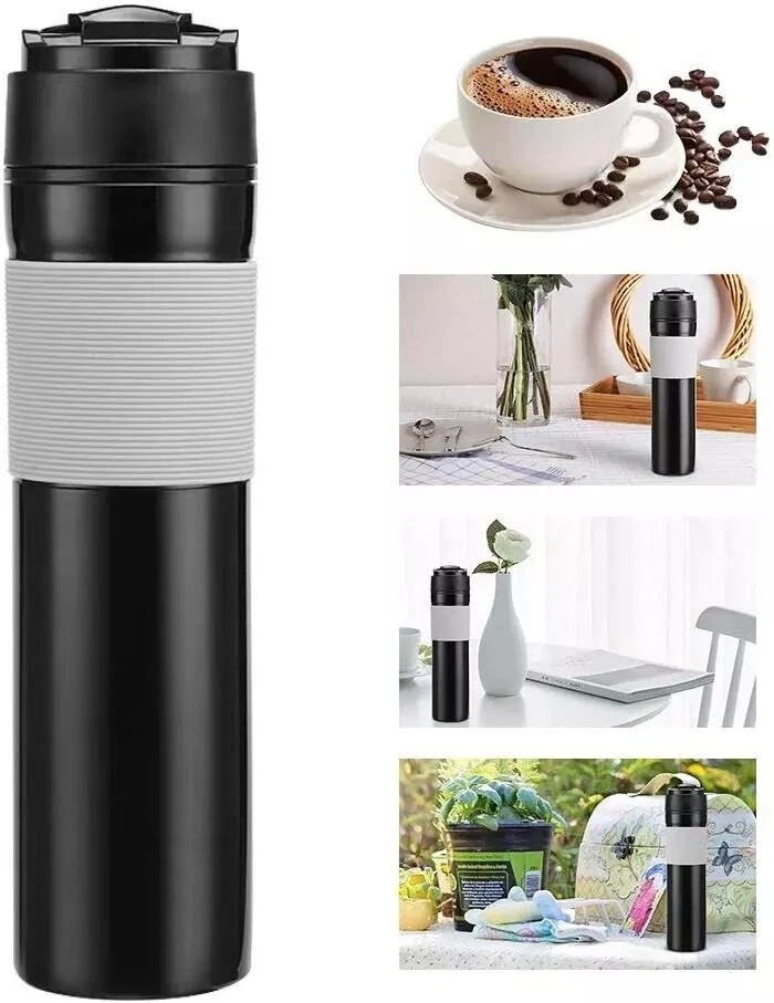 i Cafilas Travel Mug French Press Portable Coffee Maker Drink Water Cup Bottle