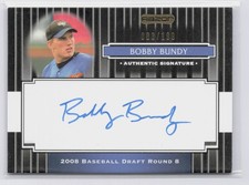2008 Razor Signature Series Bobby Bundy #60 (RC) /199 BALTIMORE ORIOLES