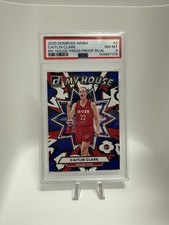 2025 Panini Donruss WNBA My House Caitlin Clark #4 Press Proof Blue PSA 8 Pop 1