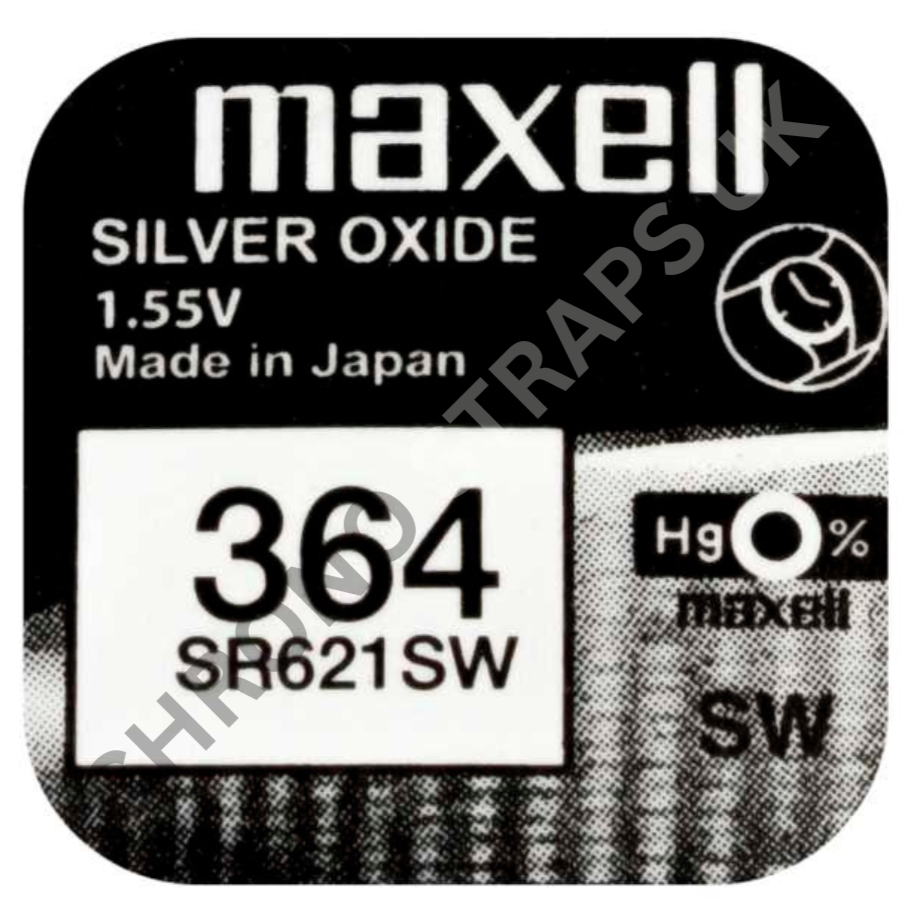 Confezione Da 5 Batterie MAXELL SR621SW 364 Per Orologi - Foto 11