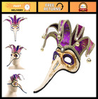 Venetian Plague Doctor Jester Mask - Masquerade, Halloween Decor, Wall Art