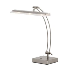 Adesso Esquire LED Desk Lamp Brushed Steel
