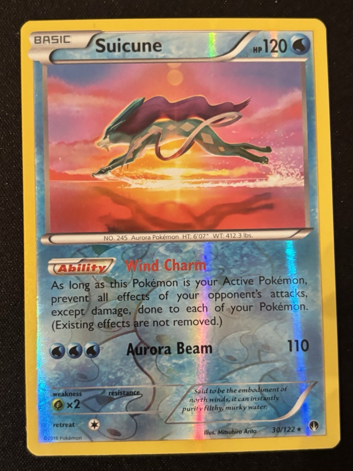 Suicune 30/122 Breakpoint Reverse Holo - NM