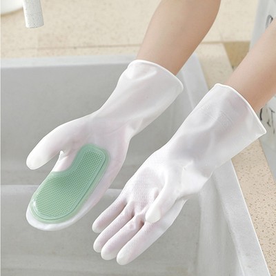 PVC Handschuhe für Haushalt und Küche Reinigung mit verbesserter Grifffunktion