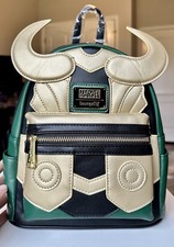 AUTHENTIC Marvel x Loungefly Loki Mini Backpack Bag NWT