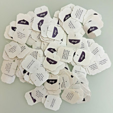Lot Yogi Tea Fortunes Tea Bag Tags Purple Whi...