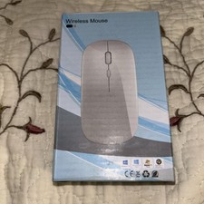 Portable Wireless Mouse, 2.4GHz Black with USB Receiver, Optical USB Mouse