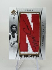 MICHAEL COOPER NEBRASKA 2012-13 SP AUTHENTIC BY THE LETTER /75 New Mexico Lobos