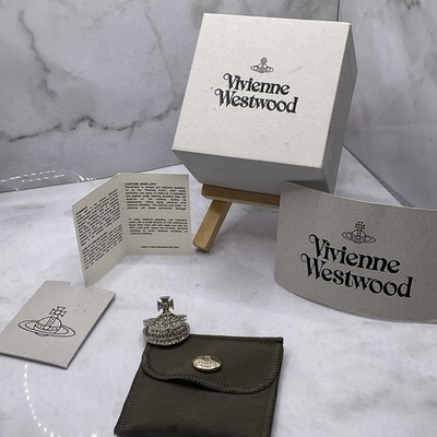 Vivienne Westwood 925 Orb Ring size: Uk: M US:6 U: 52. Hallmarked