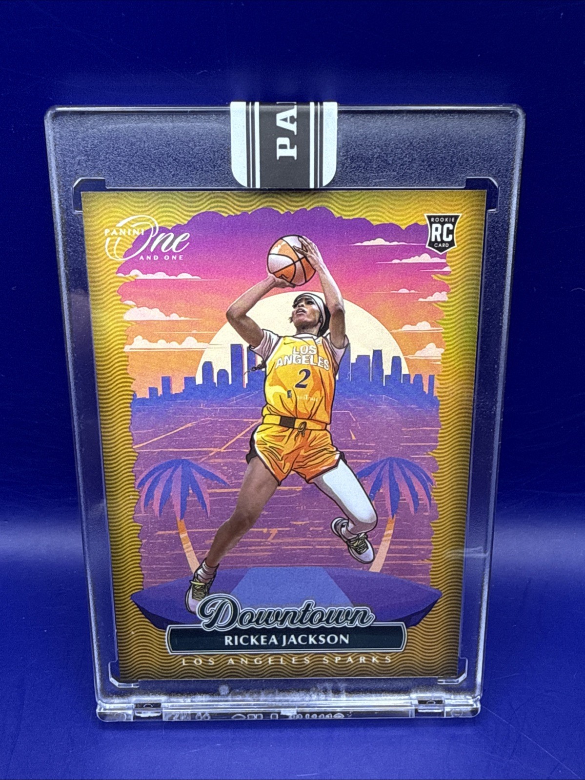 2024-25 Panini Sealed Instant Rickea Jackson WNBA One and One Downtown RC #4