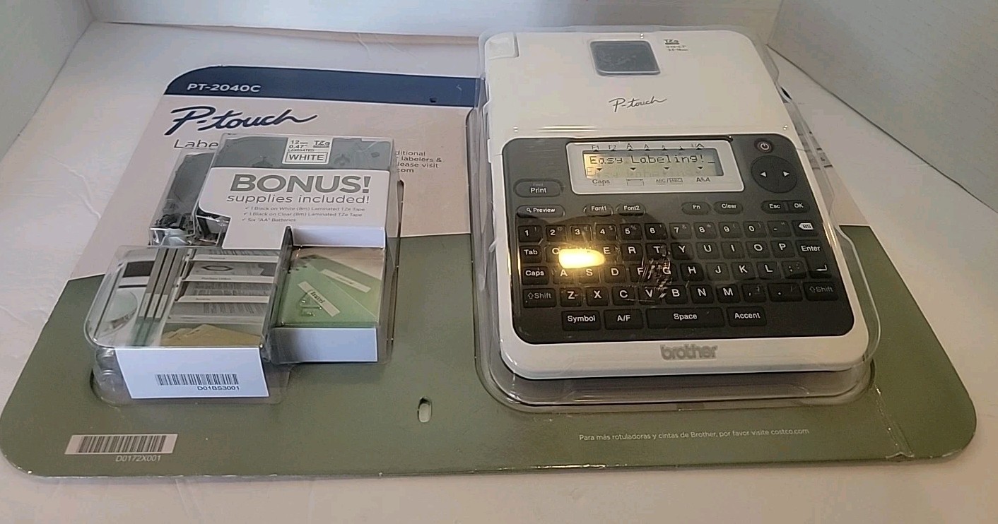 Brother P-Touch Home & Office Label Maker PT-2040SC * NEW * 27G