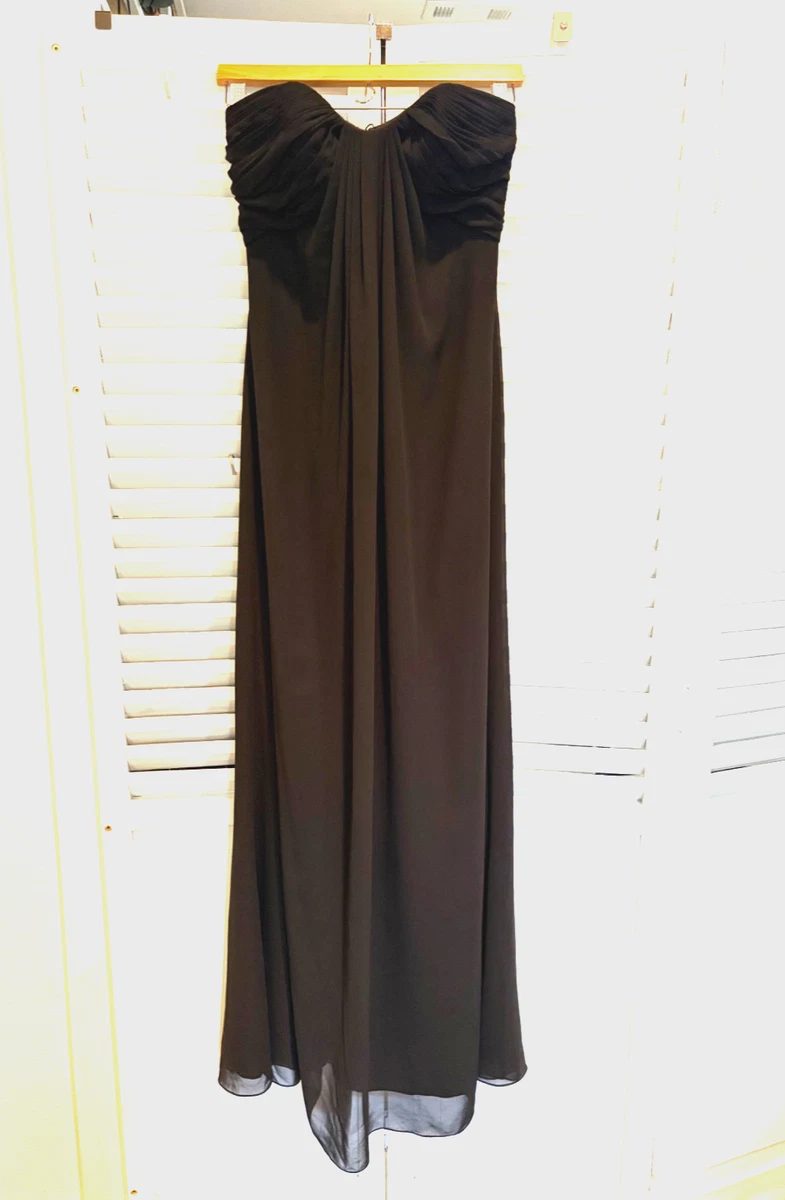 silky black dress Verlaine Black Satin Maxi Dress