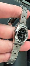 ROLEX Stainless Steel Date Oyster Perpetual Black dial 69160 26MM Oyster Band 4