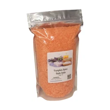Bath Salts | Pumpkin Spice Scent | 4lb Bag | Sea Salt | Epsom Salt