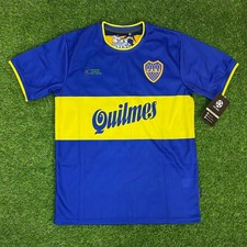 CA Boca Juniors, Men's Retro Soccer Jersey, 2000, Riquelme #10 (Tallaje Grande)