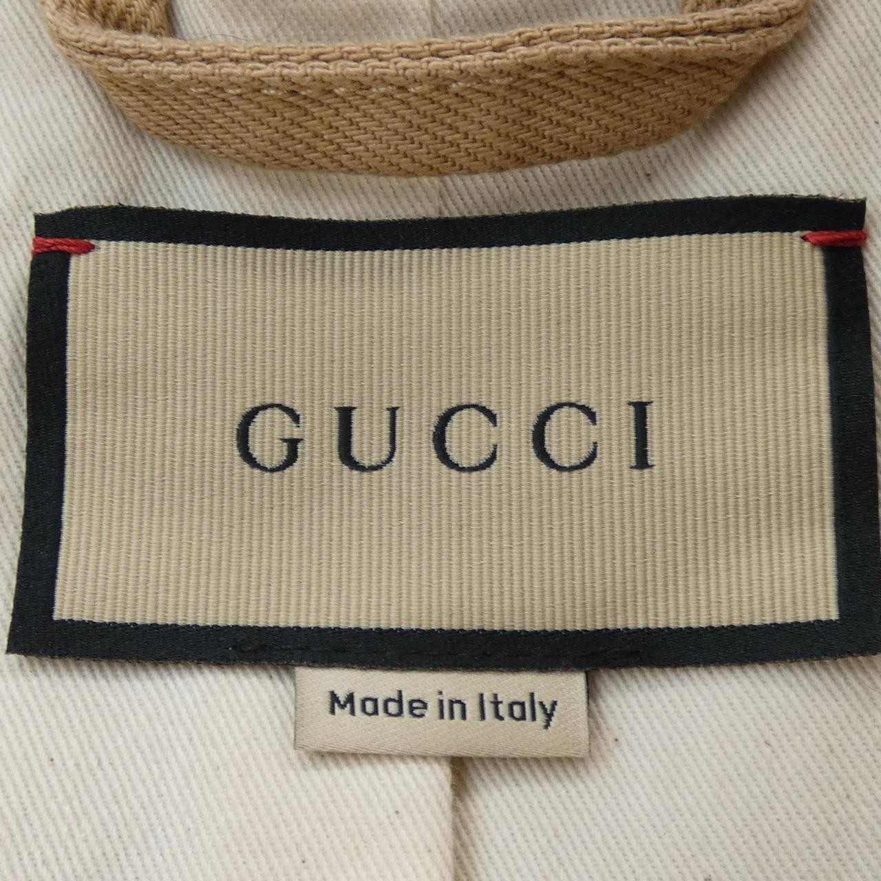 Authentic Gucci GG pattern denim jacket 766128 XD… - image 4